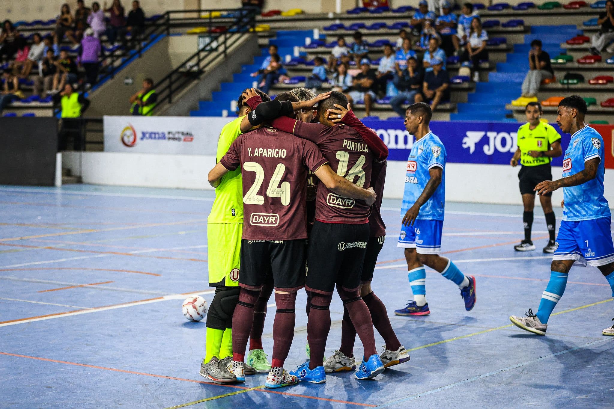 Universitario derrota 6-0 a AFA Rímac y se consolida en los primeros lugares del torneo de futsal